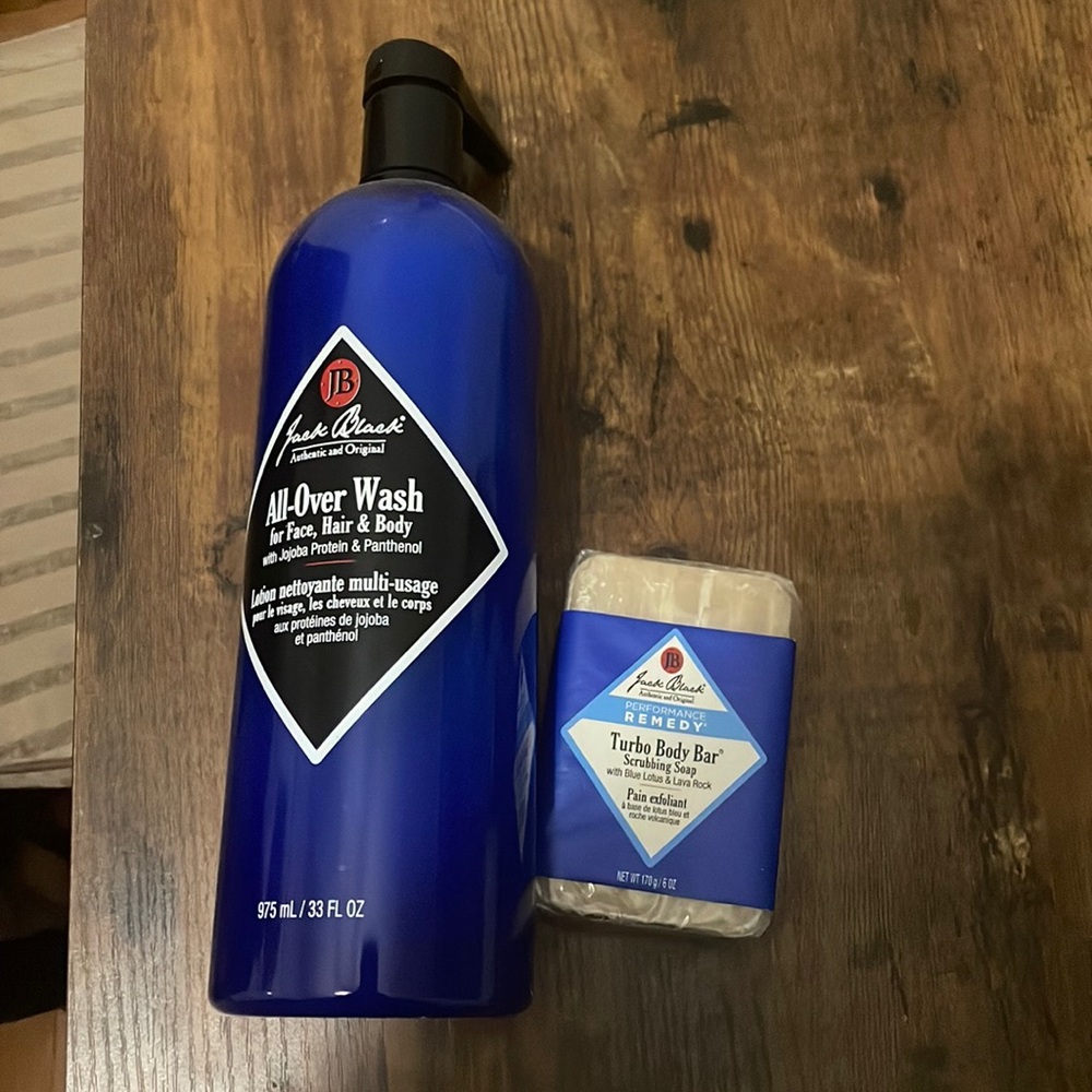 Jack Black All Over Wash & Turbo Wash Bar - Unopened & Unused!